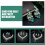 Conjunto de collar y pendientes de boda verdes 6