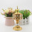 Porte-encens vintage doré (1 pièce) 6