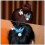 Vlinderhaarclips van blauwe legering, 2 stuks 5