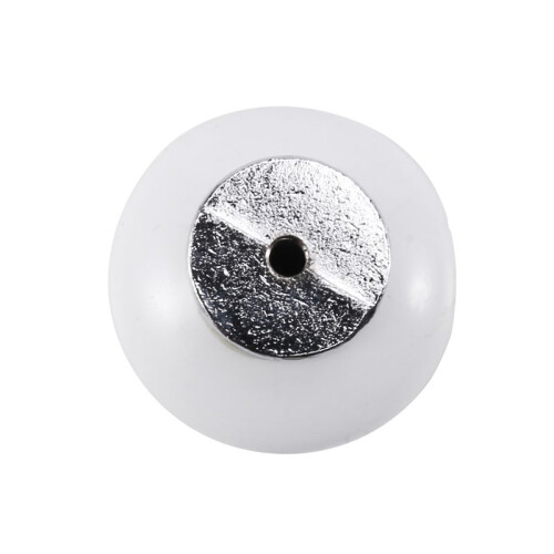 4 x Ceramic Door/Wardrobe/Cabinet/Cupboard Knob Handle Drawer White