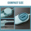 Commode Bucket Blue PP Elderly Use 1 Piece 7