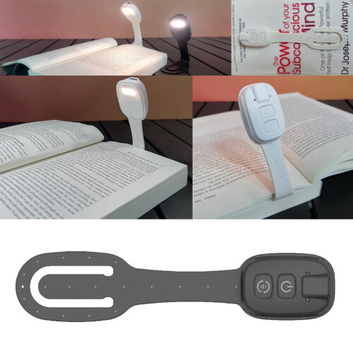 Clip LED portatile ricaricabile per leggere libri 1