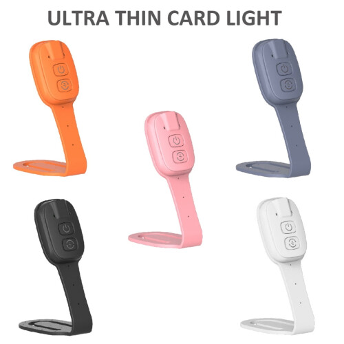 Clip LED portatile ricaricabile per leggere libri 2