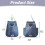 Wall-Mounted Grocery Bag Organizer Mesh Rack for Standard 3