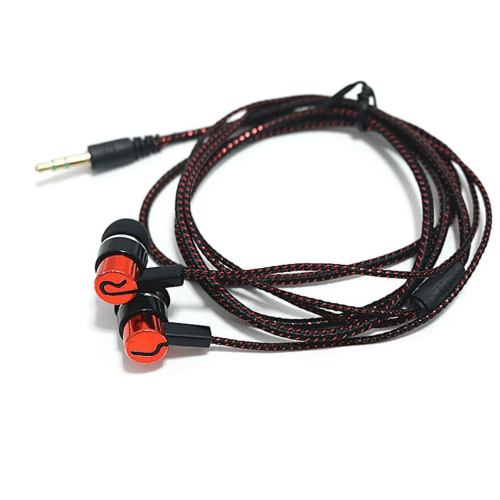 Auriculares intrauditivos verdes con micrófono y cable de 3,5 mm para iOS 2