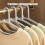 Cintres en plastique blanc, lot de 10, gain de place 2