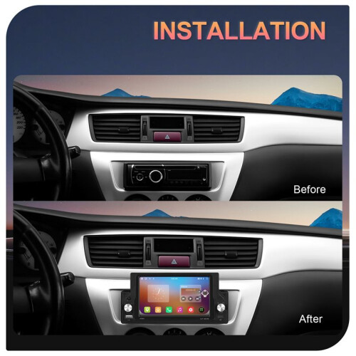 5.9 Polegadas 1Din MP5 Player 2+64G Wireless Carplay Android Auto Multimedia Player Mirror Link EQ FM USB Estéreo de Carro 2