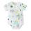 Baby Side Snap Romper Cotton Short Sleeve Graphic Print 2