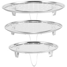 Stainless Steel Steamer Rack Set 3 pcs Large Medium Small
