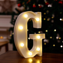 Christmas alphabet lights holiday party decoration