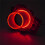 Red Headlamp Air Inserts Assembly LED DecroationLight For  Challenger 2015-2020 3