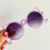 Kids Sunglasses Cute Kitty Design Purple One Size 2