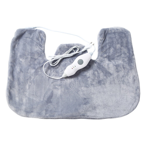 Electric heating shawl for neck and shoulders blue