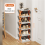 Stackable Shoe Rack Plastic 4-Tier Entry Organizer 1