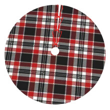 Saia para árvore de Natal xadrez de 91 cm (36 polegadas)