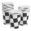 MLINS Checkered Paper Tea Cups 20 Pcs 4