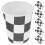 MLINS Checkered Paper Tea Cups 20 Pcs 6