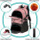 Basketball Backpack with Air Cushion and Shoe Compartment 5