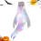 AIXING Ghost Wind Stocking Decoración exterior con luces LED 1