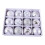 Christmas Balls Silver Shatterproof 12 pcs 2.4 inch 1