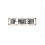 Metallikyltti "Stop Private Entry" (Rustic) 4x16 tuumaa 1