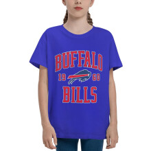 Camisa de futebol infantil de manga curta com o logotipo do time