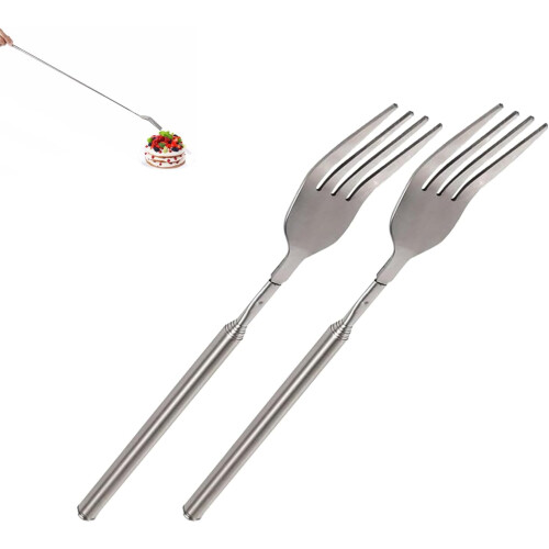 Extendable Fork Telescopic Stainless Steel 1 Piece