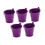 Galvanized Metal Ice Bucket with Handle 5 pcs 3