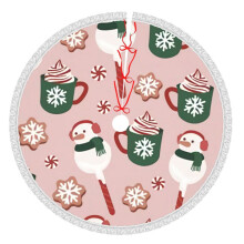 Christmas Tree Skirt 36 Inch Rustic Holiday Decor