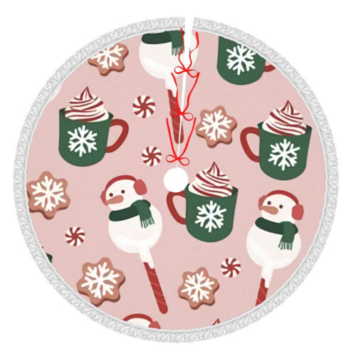 Christmas Tree Skirt 36 Inch Rustic Holiday Decor