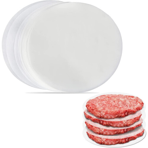 Χάρτινα μπιφτέκια Ghojet Burger Patty 6 ίντσες 100 τεμάχια