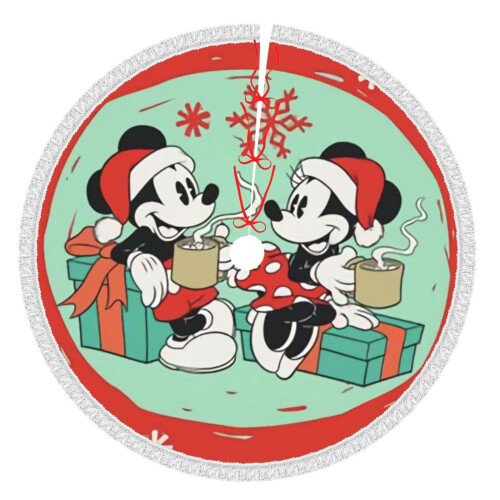 Mickey Mouse Christmas Tree Skirt 36 inch