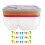 Reusable Bento Containers Set with Lids 7-Piece 1
