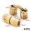 Brass Copper Concealed Barrel Hinge 4 Pack 1