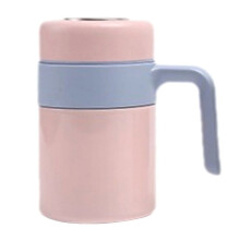 Doppelwandiger Teebecher aus Edelstahl 316, Vakuumbecher mit Henkel, isoliert, für Büro und Zuhause, isolierter Teebecher mit separatem Fach.