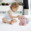 Peach Monkey Plush Doll Pendant 8.7 Inches Pink 5