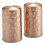 Hammered Copper Salt and Pepper Shaker Set 2 oz 1