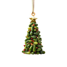 Juletræs bogreol vedhæng akryl kane ornament1