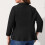 Women's Plus Size Casual Blazer Jacket with Open Front and 5