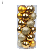 Porfeet Christmas Tree Balls Blue Shatterproof Plastic 24