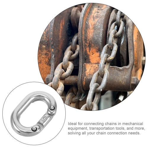 Stainless Steel Locking Carabiner Clips 5 Pcs 2