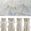Lace Bow Curtain Tie Adjustable No-Punch Holder C4 4