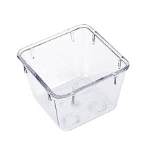 Set organizator sertare plastic transparent, 4 dimensiuni