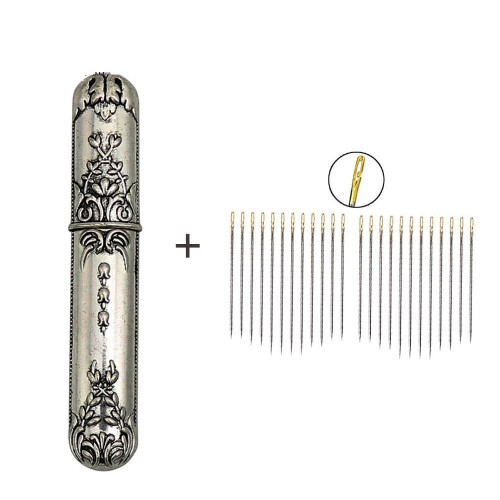 Silvery Needle Case for Needles 3.6-4.3cm and Small Items 1