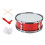 11-inch snare drum with adjustable strap red 1