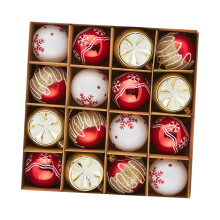 Christmas Ball Ornaments Red and Gold 16 Pieces