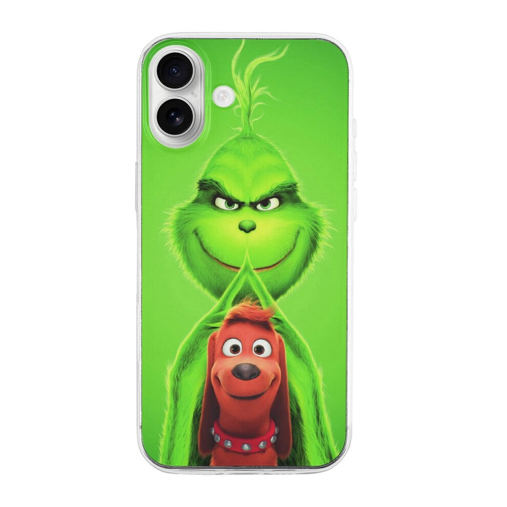 Grinch Tpu Case For Iphone 16 Plus Â Slim, Transparent, 393040725386