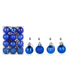 XUNRYAN shatterproof Christmas tree ornaments blue glitter