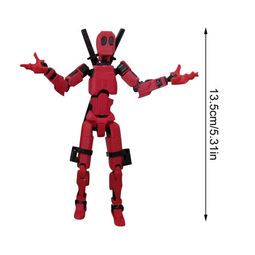 Figura de ação colecionável do robô Titan T-13, 13,5 cm (5,3 polegadas) 2