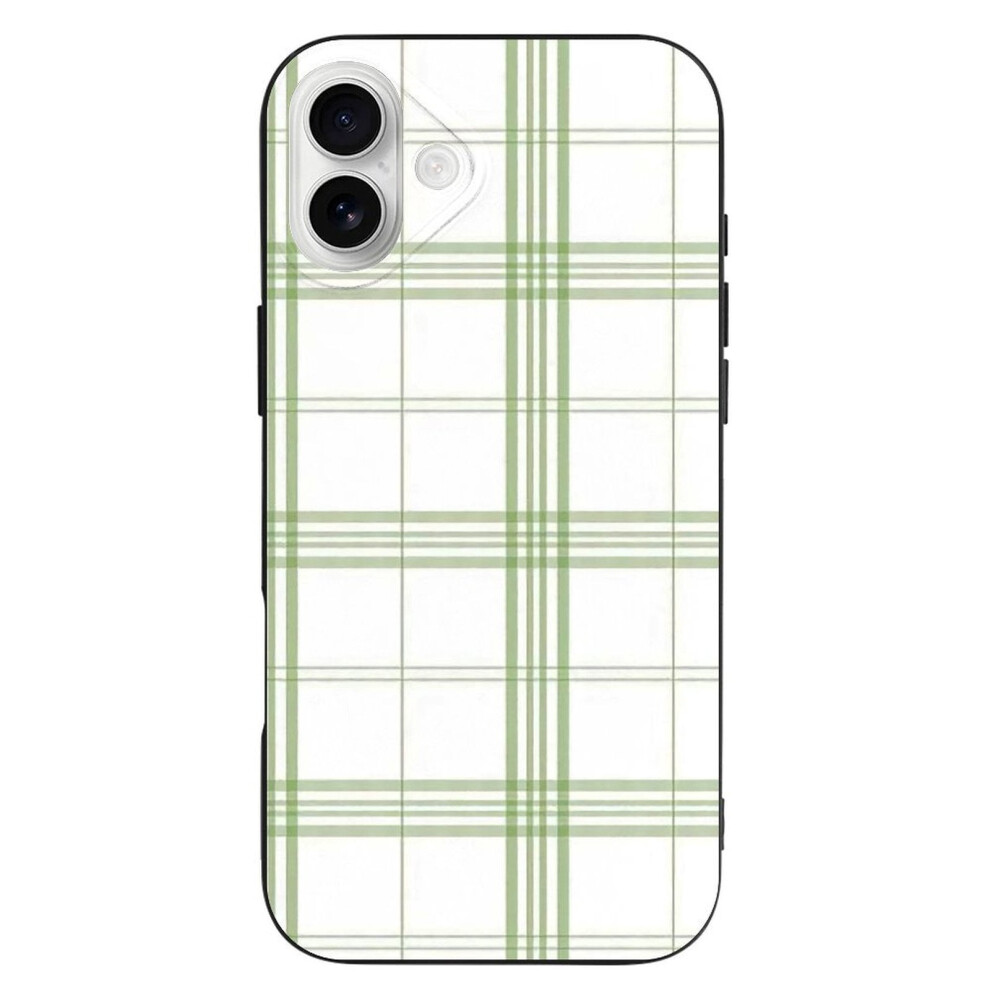 Plaid Tpu Case For Iphone 16 Plus Â Ultra Slim Shockproof 393040726888
